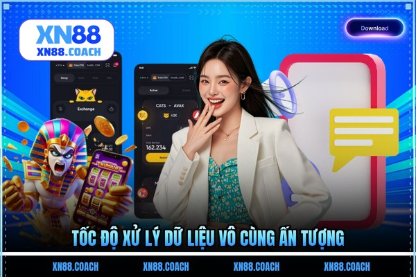 Tốc độ xử lý dữ liệu vô cùng ấn tượng